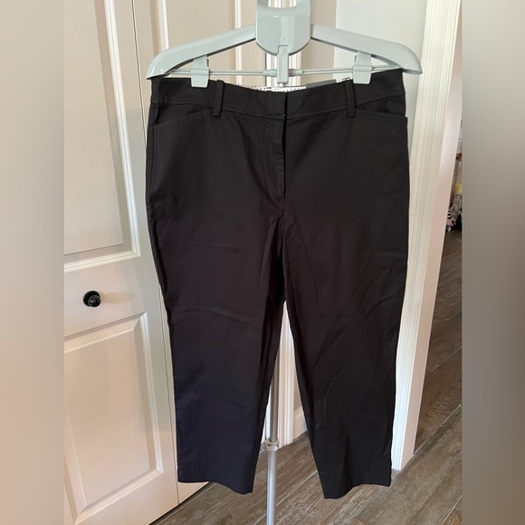 Talbots Black Perfect Crop Pants NWT - Picture 5 of 7